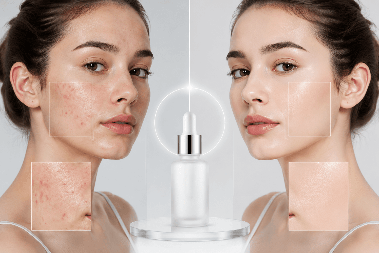 Before-After Skincare Ad main reference image