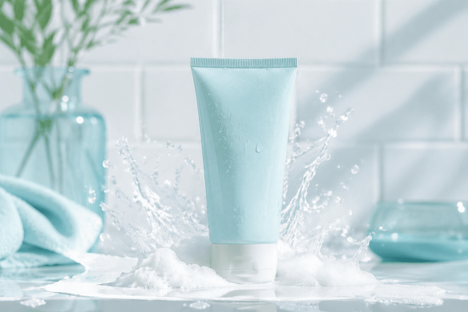Facial Cleanser TikTok Ad main reference image