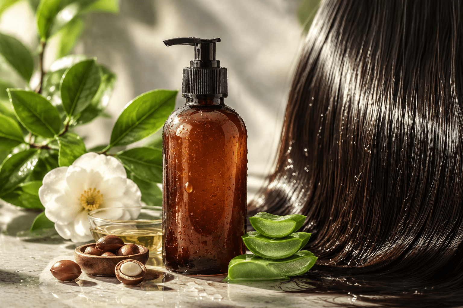 Haircare Shine Campaign main reference image
